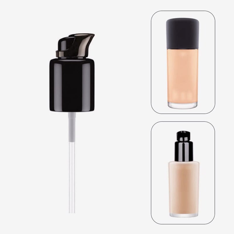 MORICHS 2PCS Replacement Foundation Pump for MAC Studio Fix Fluid Foundation(Black) - Image 2