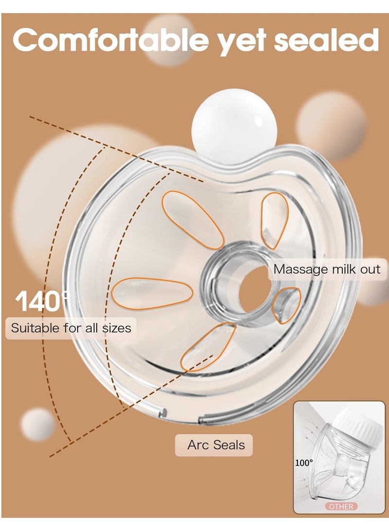 مضخة الثدي كهربائية لاسلكية من السيليكون خالية من مادة BPA مع جهاز تحكم عن بعد - Image 3