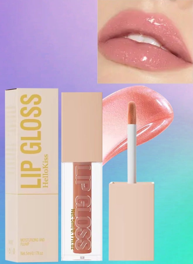 HelloKiss Ultra Glossy Lip Gloss Moisturizing Plump Moist Soft Lip Lifter Gloss Light Fine Texture Lipstick Lip Color Lip Oil Lip Gloss Plumper Volumizing lip Makeup Lip Gloss Oil 03 - Image 1