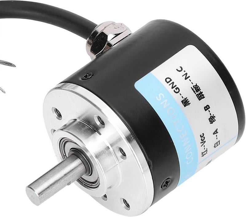 VGEBY Encoder, AB 2 Phase Incremental Rotary Encoder, 524V DC Mass Shaft Encoder for Office Automation Technology(200B) - Image 1