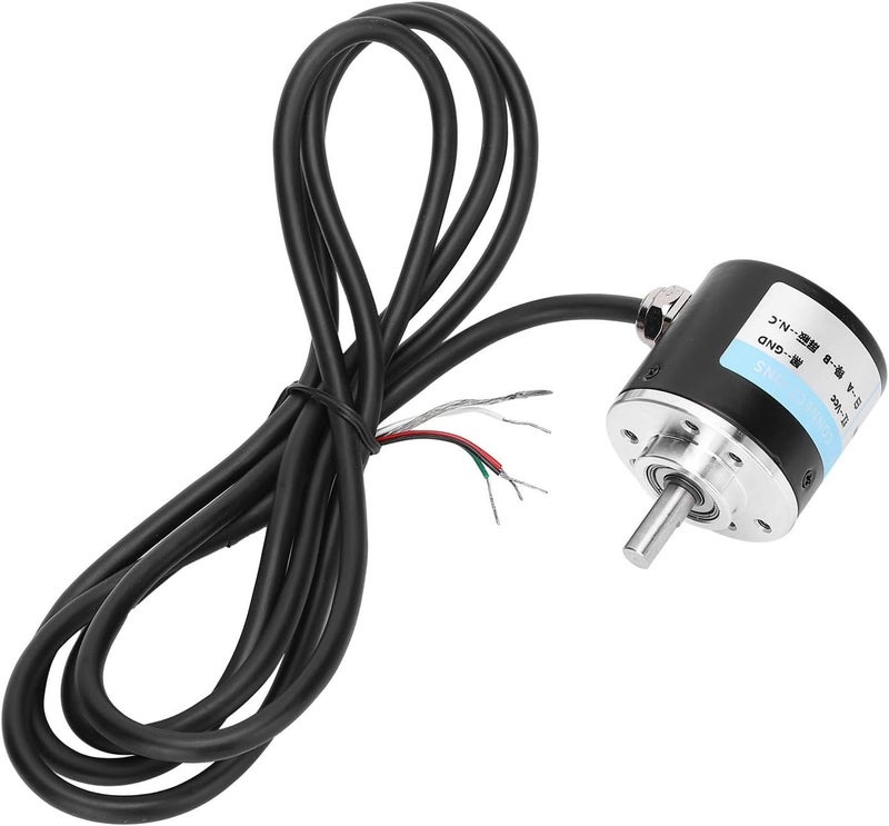 VGEBY Encoder, AB 2 Phase Incremental Rotary Encoder, 524V DC Mass Shaft Encoder for Office Automation Technology(200B) - Image 3