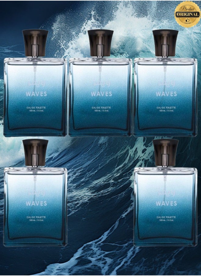 5 Pieces Waves Perfume 100ML - pzsku/Z70F40E2EF879C08B3F2BZ/45/_/1738780741/e88398a1-478b-4a81-97e9-09d98f2b0023