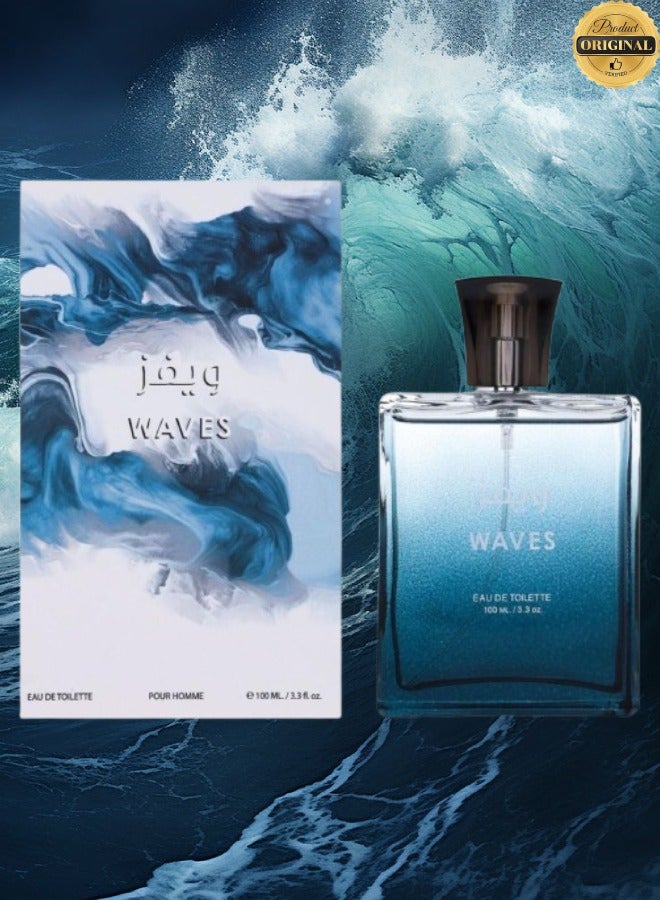 Waves 5 Pieces Waves Perfume 100ML - Image 2