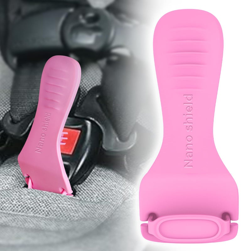 Nano Shield Buckle Release Tool, Easy Unbuckle Tool Button Pusher for Older Kids, Seniors, Long Nails, Quickly Unbuckle Your Kids in School Drop-Offs and Travel, Fits 5 Point Harness & All Button Buckles - Image 1
