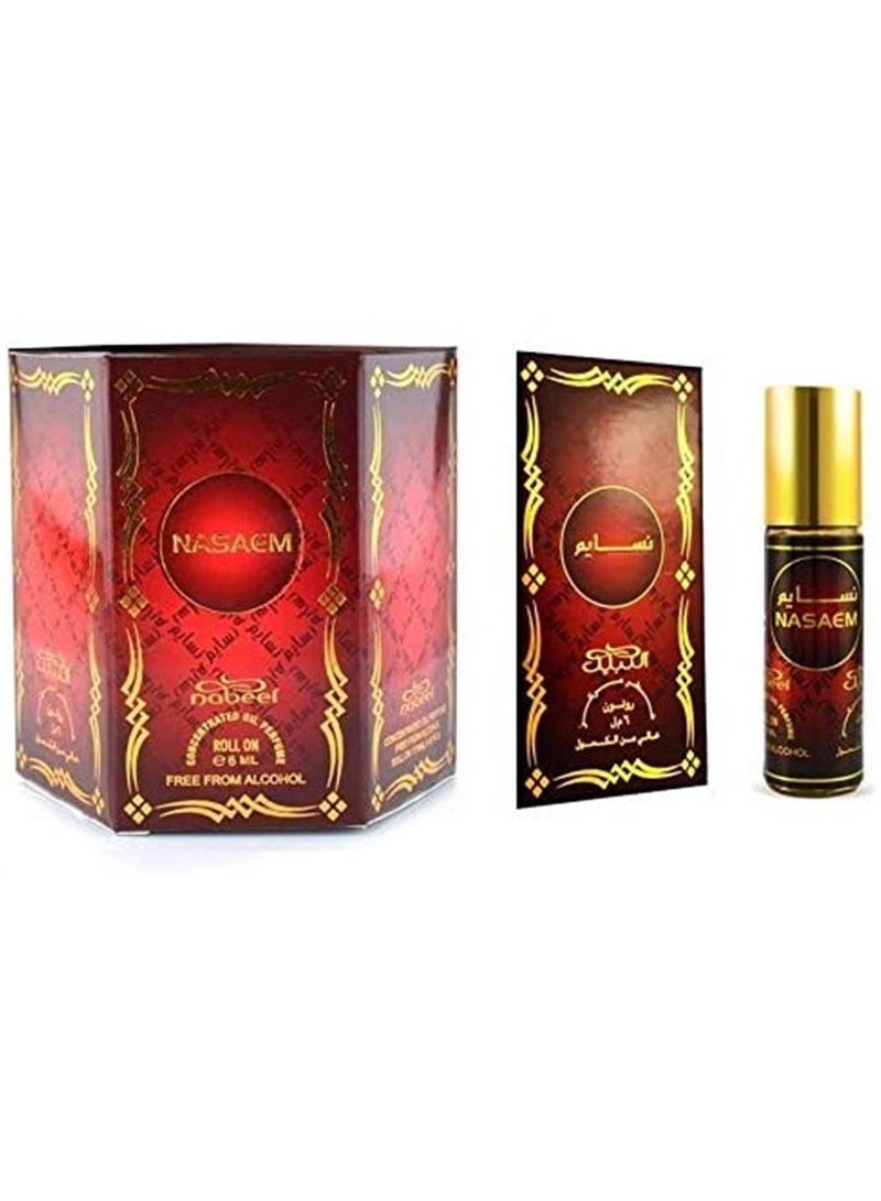 Nabeel 4 Pcs Nabeel Nasaem Alcohol Free Roll On Oil Perfume 6ML - Image 2