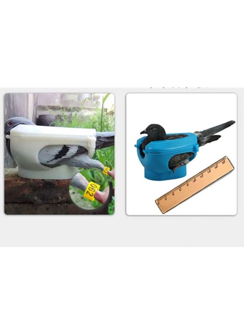 Y&D - Pigeon Holder, Bird Plastic Fixed Frame, Feeding Tools Poultry Duck Parrot Mounting Bracket, Easy Designed for Pigeons - Image 1