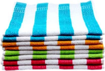 Ayus Cotton Hand Towel - 450 GSM, Multicolour Ultra Soft and Super Absorbent ( Size 14 X 21 Inches Set of 6 Pieces) - Image 3