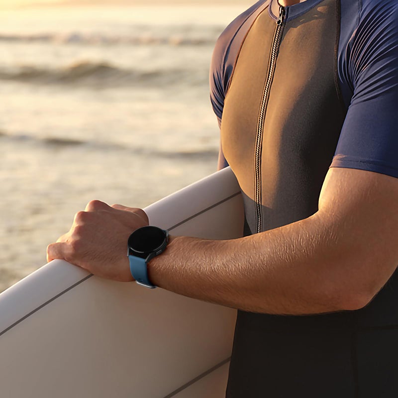 DaQin 10 Pack Bands Compatible with Samsung Galaxy Watch 7/6/5/4 40mm 44mm/Watch 6 Classic 43mm 47mm/Watch 5 Pro 45mm/Watch 4 Classic/Active 2 Band, 20mm Soft Silicone Sport Strap Wristbands Women Men - Image 5