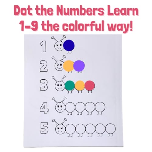 CocoMoco Kids Premium Dot Stickers for Kids with 123, ABC and Animals Sticker Book -1500+ Round Stickers Fun Craft Supplies for Girls, Journaling, Labelling, Organising (Single Pack) - Image 5