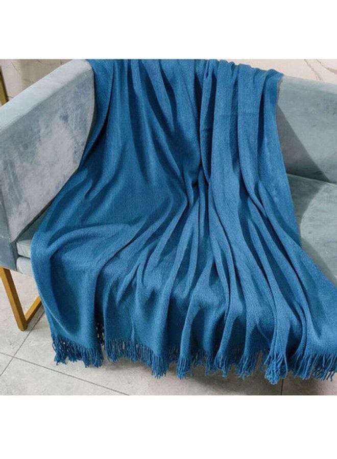NIBEMINENT Sofa Blanket Fabric Blue 127x173cm