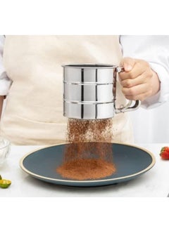 KitchenKraft KitchenKraft Stainless Steel Flour Sifter for Baking Hand Press Design Large Capacity CorrosionResistant Fine Mesh Sieve Cup for Sugar Flour Coffee Powder and Baking Tools  - Image 2