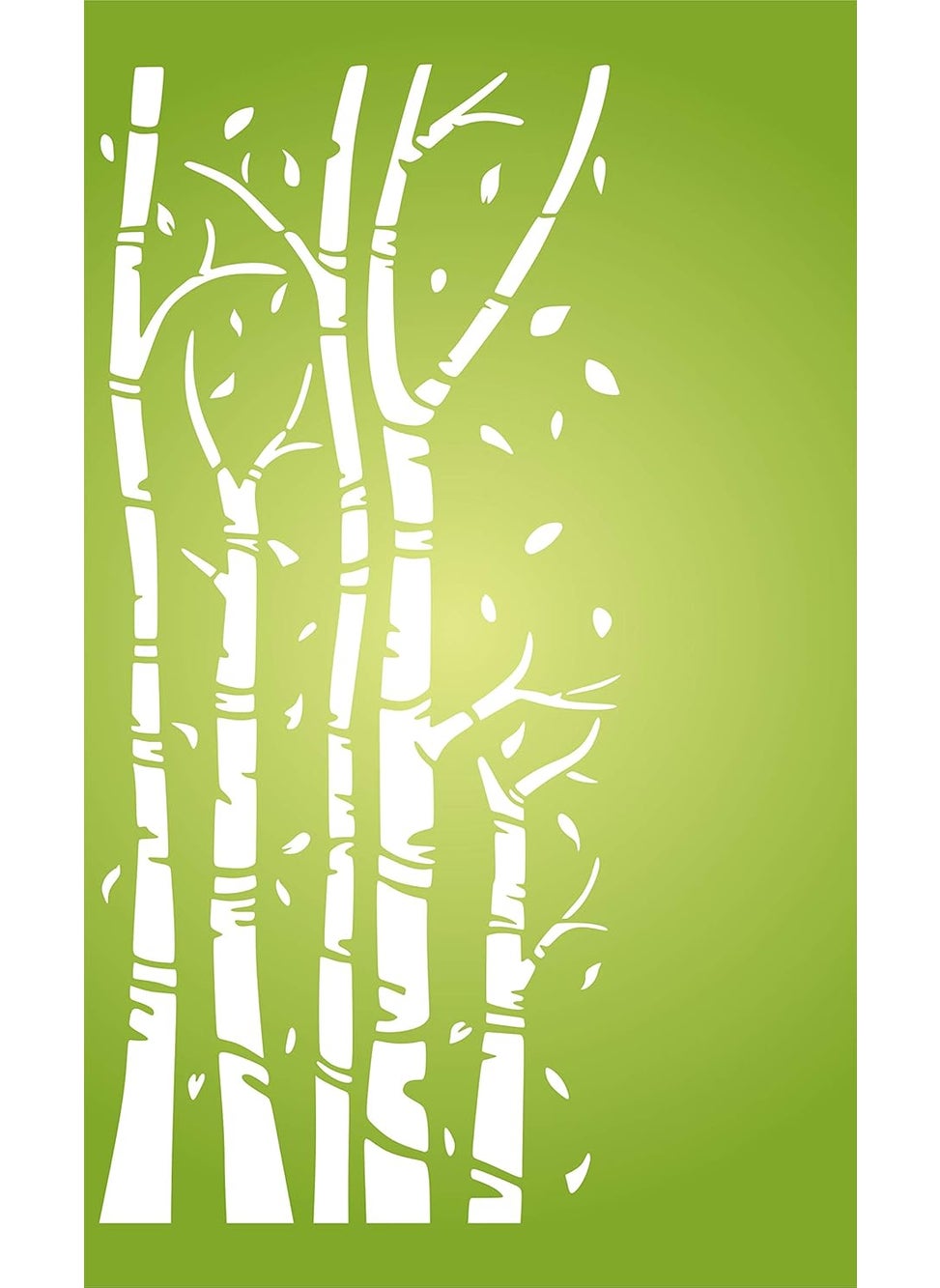 Usnyabni Birch Trees Stencil, 10 x 22 inch (L) - Silver White Birch Tree Trunks Forest Wall Stencils  - Image 5