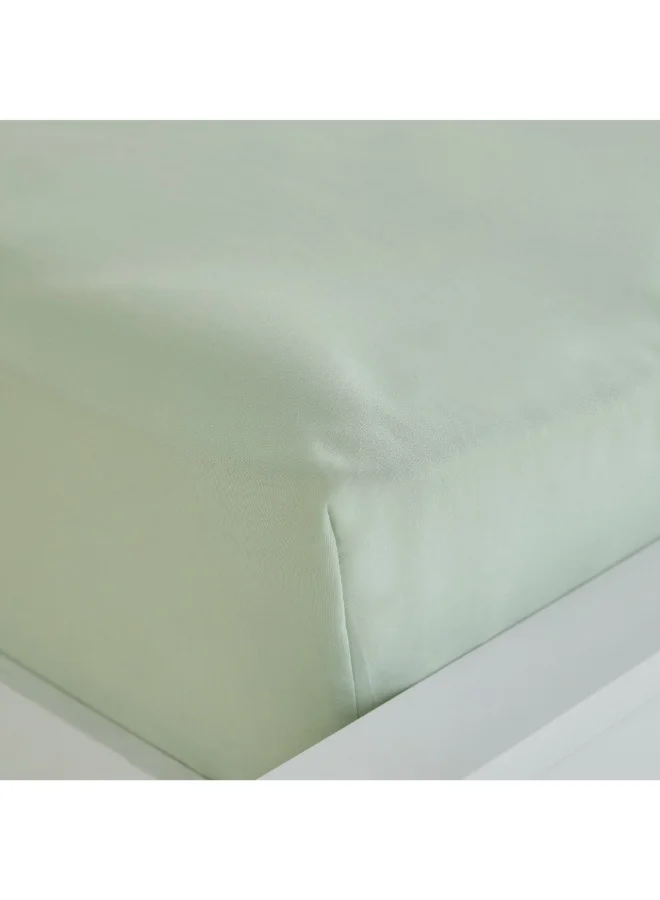 Home Box Derby Solid Microfiber King Fitted Sheet 180 X 200 X 25 Cm