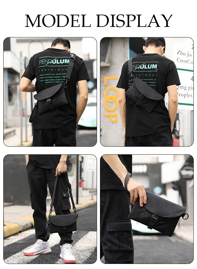 DUNISO Crossbody Bag for Men and Women Waterproof Sling Bag Travel Passport Wallet Bag for Cell Phone, Small Side Shoulder Bag Multipurpose Daypack for Men  - Image 3