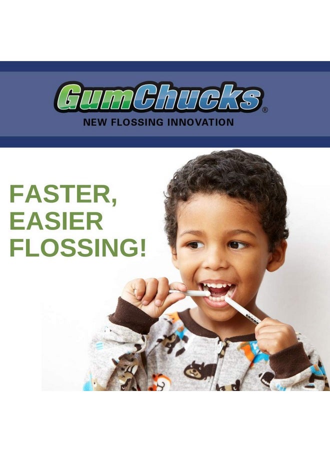 Gumchucks GumChucks Flossers Dental Floss - Floss for Braces - Flossers Threaders Tool - Brace Floss Picks - Gum Flossing Picks - Dental Flossers for Teeth (30 Universal Flossing Tip Refills)  - Image 5