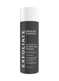 Paulas Choice SKIN PERFECTING 2% BHA Liquid Salicylic Acid Exfoliant--Facial Exfoliant for Blackheads, Enlarged Pores, Wrinkles & Fine Lines - 118ml