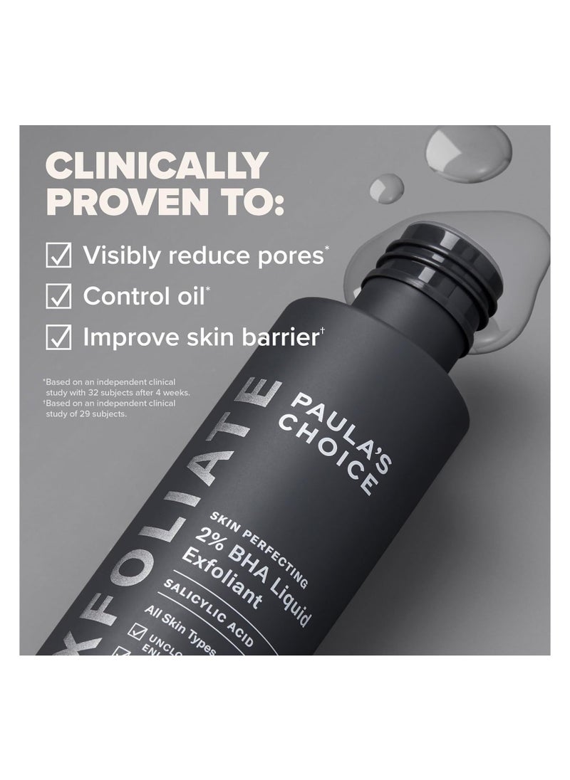 Paula's Choice Skincare - Paulas Choice SKIN PERFECTING 2% BHA Liquid Salicylic Acid Exfoliant--Facial Exfoliant for Blackheads, Enlarged Pores, Wrinkles & Fine Lines - 118ml - Image 1