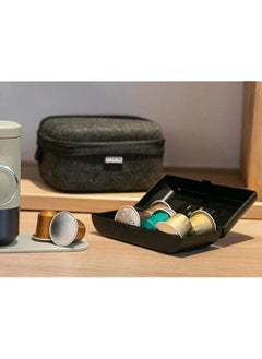 WACACO Minipresso NS2 Protective Case|Durable EVA material Travel Kit for Minipresso NS2 w/Shoulder Strap, Includes Capsule box for Eight Coffee pods, Coaster, MicroFiber Towel, Extra Mesh Pocket  - Image 3