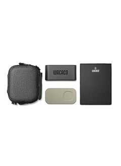 WACACO Minipresso NS2 Protective Case|Durable EVA material Travel Kit for Minipresso NS2 w/Shoulder Strap, Includes Capsule box for Eight Coffee pods, Coaster, MicroFiber Towel, Extra Mesh Pocket  - Image 2