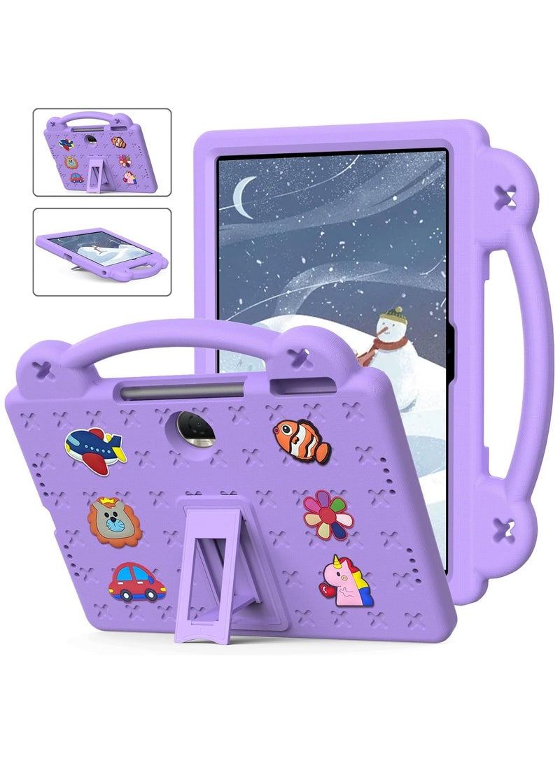 general Kids Case Compatible with Honor Pad 9 12.1 inch 2024, Heavy Duty EVA Foam Shockproof Cover Kids Proof Case with Stand For Honor Pad 9 - Image 1