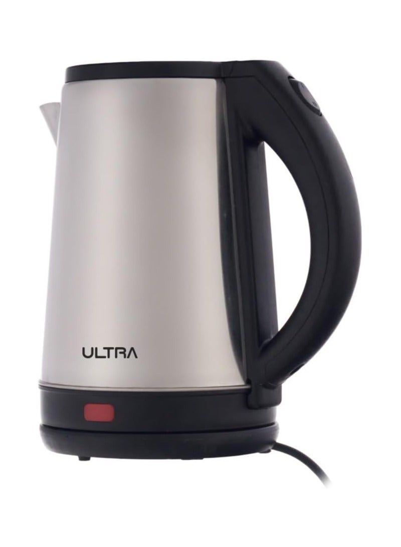 Ultra Electric Kettle 2000 Watts Stainless Steel 2 Liters UKS20HE1 - Image 1
