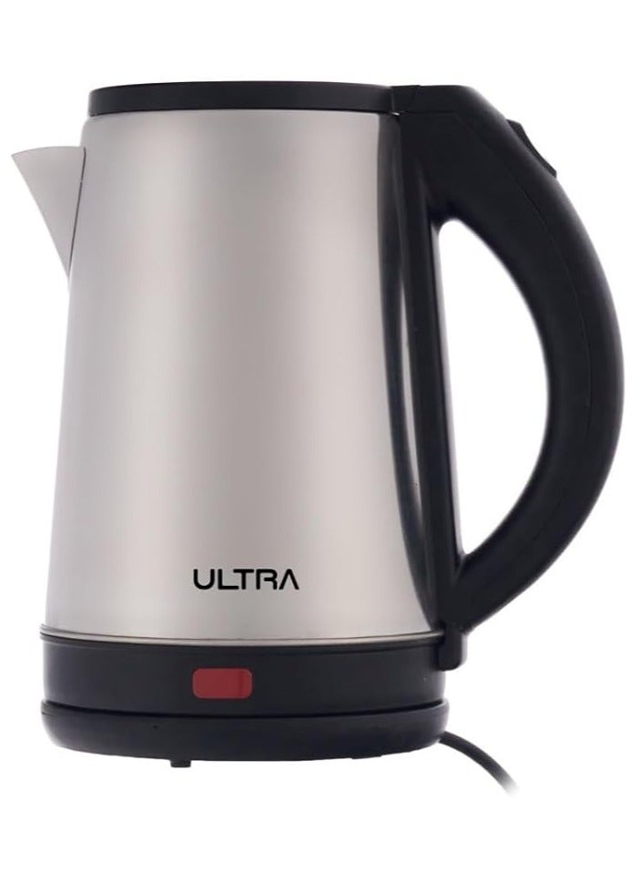 Ultra Electric Kettle 2000 Watts Stainless Steel 2 Liters UKS20HE1 - Image 2