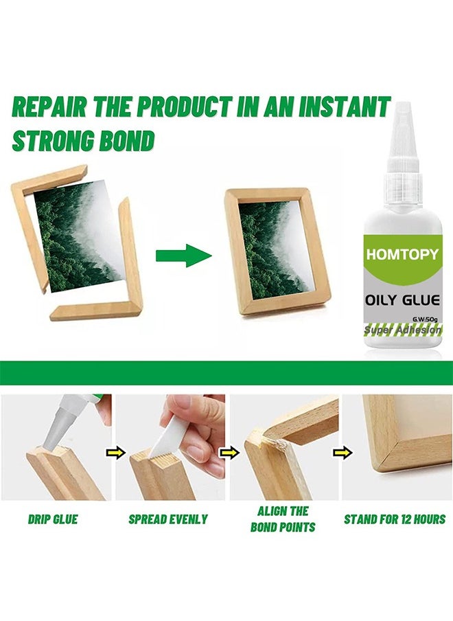 Welding High-Strength Oily Glues, Powerful Universal Glue, Multifunctional Powerful Universal Glue, Clear Oily Glue For Metal, Plastic, Wood, Ceramics, Leather, Glass (50 Grams/Bottle)