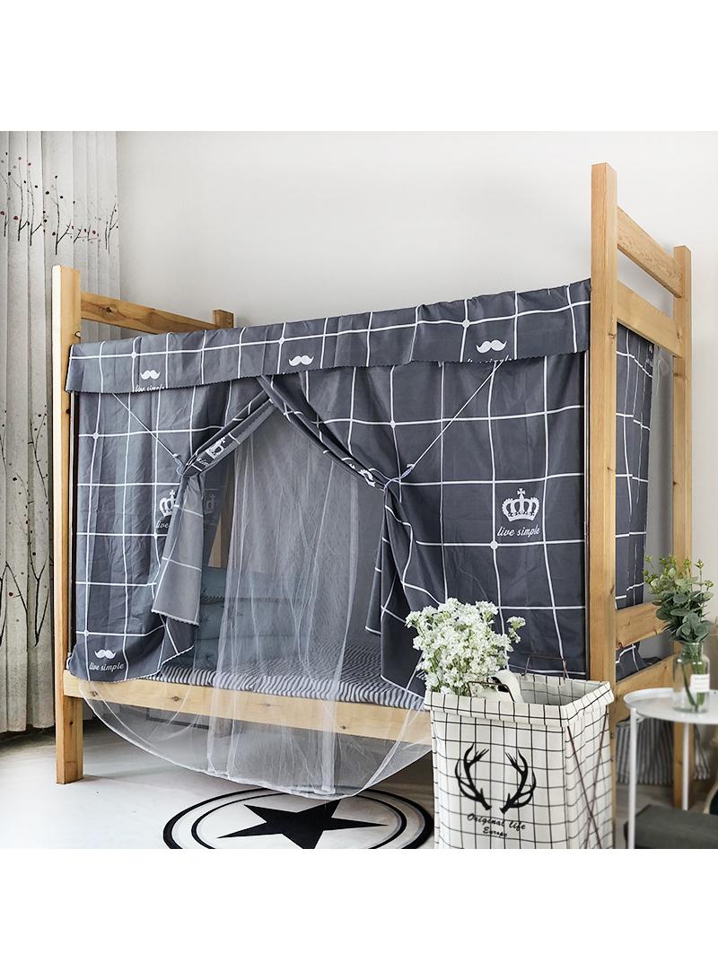 عام أزياء ستارة السرير العلوي نزل الطلاب ستارة مع قوس هدية - Image 1