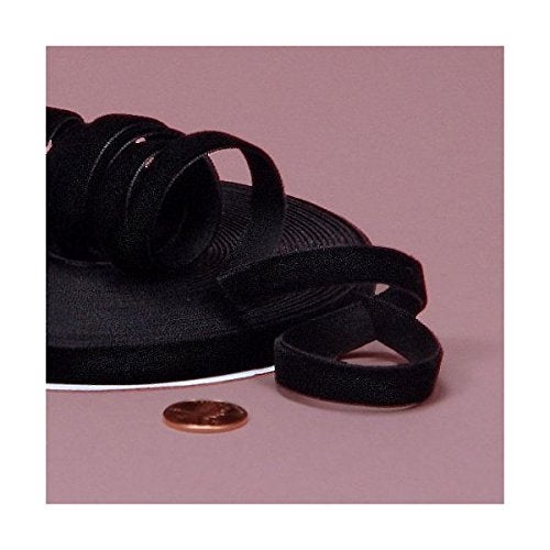Black Velvet Ribbon 38 X 25Yd