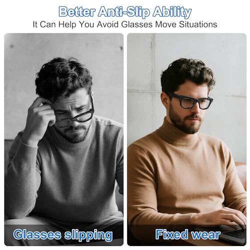 RCstyle HiBloks Glasses Ear Cushion for Ray-Ban Meta Wayfarer/Skyler/Headliner Gen 2 Smart Glasses Accessories, Anti-Slip & Silicone Eye Glasses Ear Grippers for Ray Ban Meta Gen 2 Smart Sunglasses Ear Grip - Image 4
