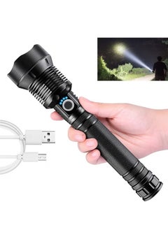 ULHYC Super Bright Rechargeable LED Flashlights, 90000 Lumens XHP70.2 Tactical Flashlight, 2*26650mAh Battery, Zoomable&IPX5 Waterproof  - Image 1