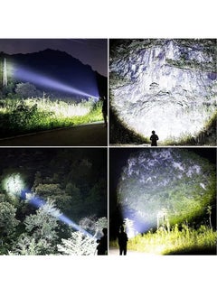 ULHYC Super Bright Rechargeable LED Flashlights, 90000 Lumens XHP70.2 Tactical Flashlight, 2*26650mAh Battery, Zoomable&IPX5 Waterproof  - Image 2