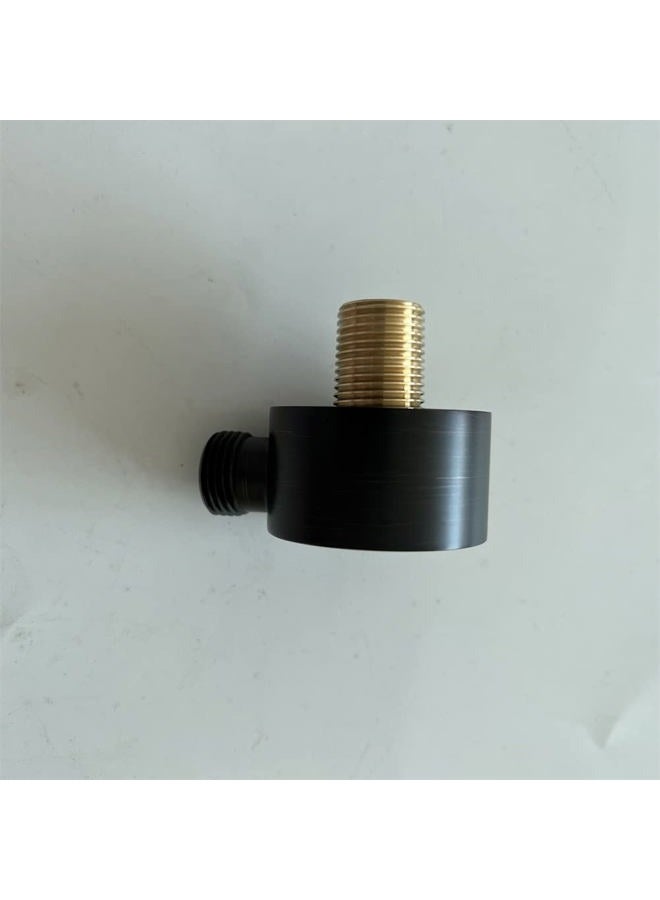 Weirun Faucet Water Wall Supply Elbow Drop Ell Hand Held Shower Hose Connector Wall Union for Handheld Shower Head Shower Elbow Hand Replacement Parts Tub Hose Adapter Oil Rubbed Bronze - Image 2