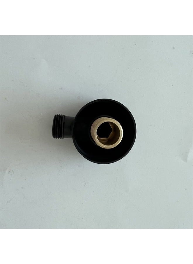 Weirun Faucet Water Wall Supply Elbow Drop Ell Hand Held Shower Hose Connector Wall Union for Handheld Shower Head Shower Elbow Hand Replacement Parts Tub Hose Adapter Oil Rubbed Bronze - Image 3