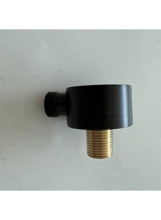 Weirun Faucet Water Wall Supply Elbow Drop Ell Hand Held Shower Hose Connector Wall Union for Handheld Shower Head Shower Elbow Hand Replacement Parts Tub Hose Adapter Oil Rubbed Bronze - Image 4