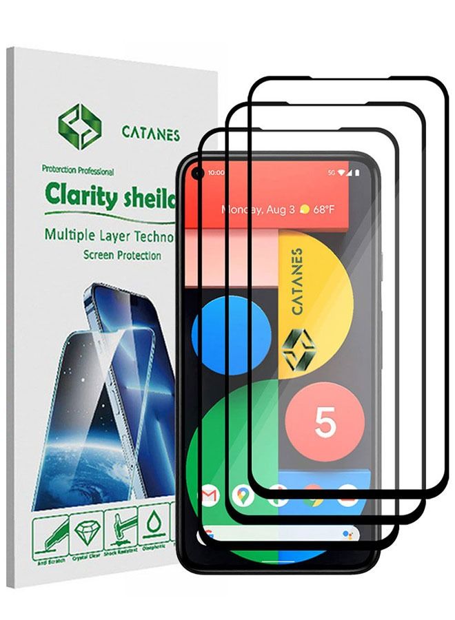 CATANES 3 Pack For Google 5 Tempered Glass Screen Protector Full Glue Back - Image 1