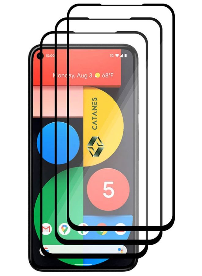 CATANES 3 Pack For Google 5 Tempered Glass Screen Protector Full Glue Back - Image 2