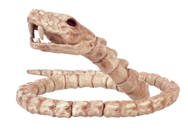 Crazy Bonez Slithering Skeleton Snake White - Image 2