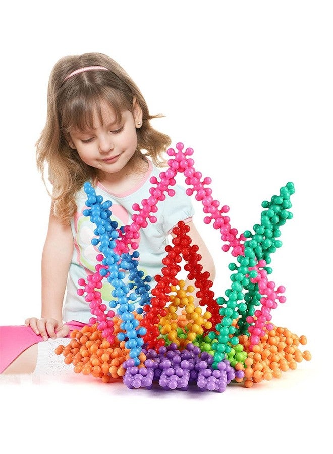 FERIO 200 Pcs Star Shaped, Star Block for Kids Interlocking Blocks Colorful Star Building Blocks Educational STEM Toys (Multicolor, 200Pcs) for 3+ Year - Image 2
