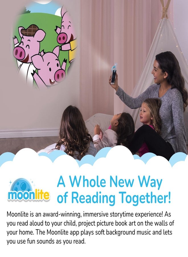 Moonlite Storybook Reels for Flashlight Projector, Kids Toddler | The 3 Little Pigs | Single Reel Pack Story for 12 Months and Up - Image 3