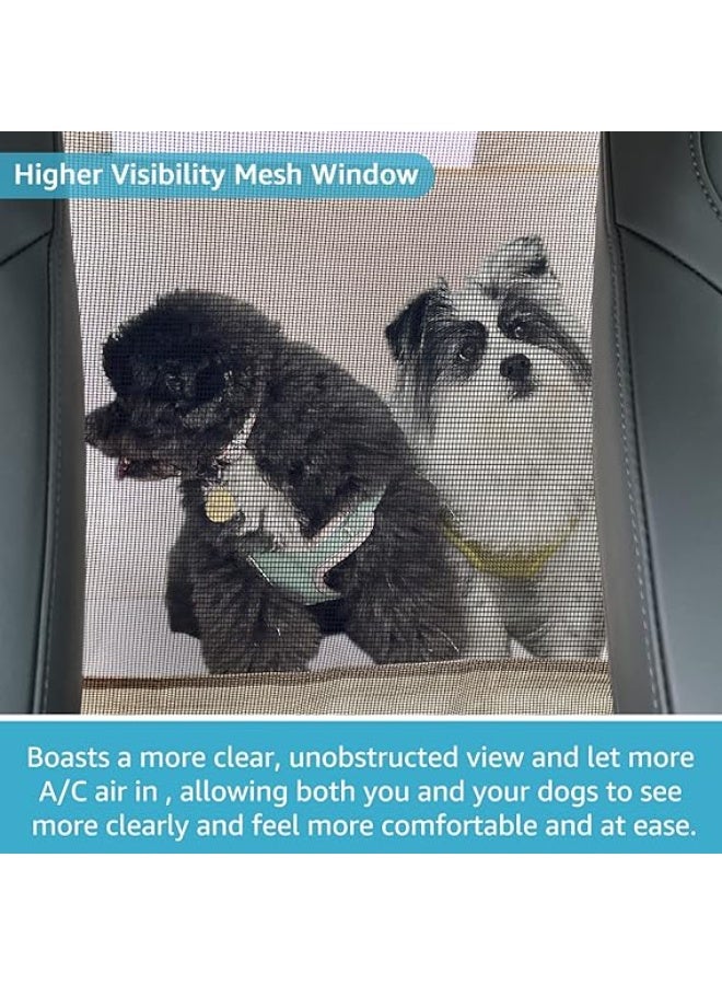 Lassie Dog Car Hammock Seat Cover for Tesla Model Y (2020–2023) & Model 3 (2018–2023) – 100% Waterproof Back Seat Protector with 4 Headrests - Image 3