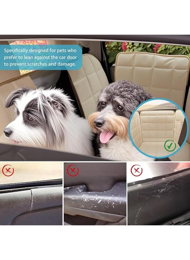 Lassie Dog Car Hammock Seat Cover for Tesla Model Y (2020–2023) & Model 3 (2018–2023) – 100% Waterproof Back Seat Protector with 4 Headrests - Image 4