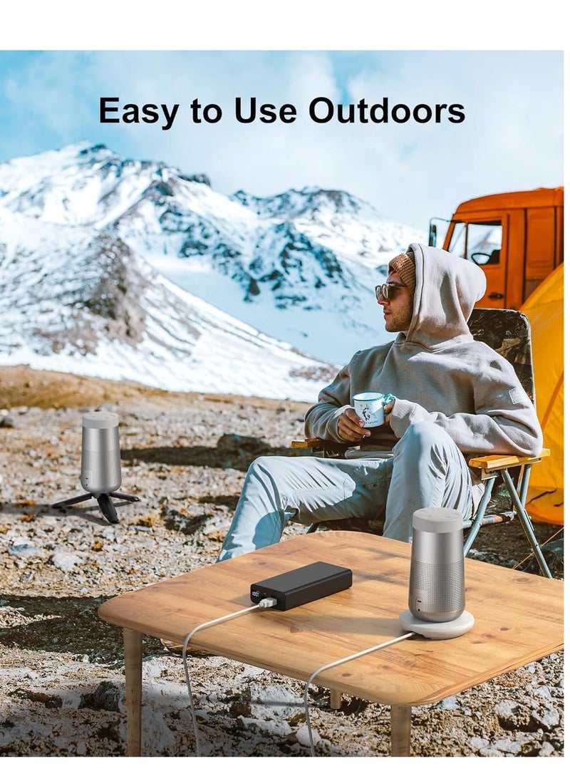 GULFLINK - Speaker Charging Base, Portable Home Speaker Charging Cradle with USB Cable Replacement (White) - Image 1