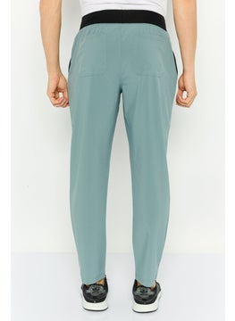 SKECHERS Men Sportswear Fit Brand Logo Outdoor Pants, Slate Grey  - Image 4