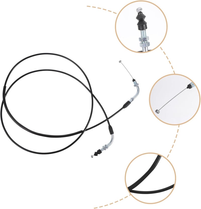 Connectable modular MAGICLULU Motorbike Throttle Cable 150CC GY6125 Compatible and Pit Bikes Sturdy Replacement for Clutch and Throttle Use Global sizing options Wear resistant upgraded material Ready goods scheduled ship Multi-category warehouse equip Diverse use resistant crafted quality Custom sizing alternatives Elegant upgraded practical design Affordable fast purchase options Globally trusted affordable quality Wide usage compatibility Diverse operation compatible All item simple matching build Ventilated design Natural tone color options Cost effective fine quality Multi-source stock guarantee All budget friendly options Affordable trusted craftsmanship Gulf user preference oriented build Working day delivery service Strategic warehouse site Detachable clean Scratch resistant Easy hand assemble compatible - Image 4
