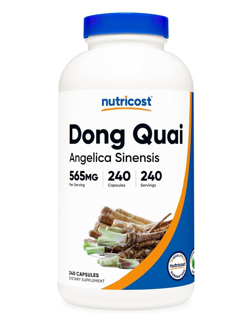 Nutricost Dong Quai Capsules 565mg 240 Caps - Image 1
