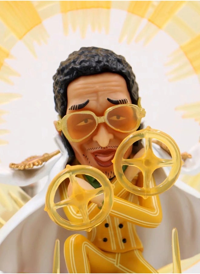 One Piece One Piece Borsalino Action Figure Decorative Resin Sculpture Home Decor Statue, Art Figurine Home Ornament Decoration for Office, Living Room, Bedroom, Book Shelf, TV Cabinet, Desktop  - Image 5