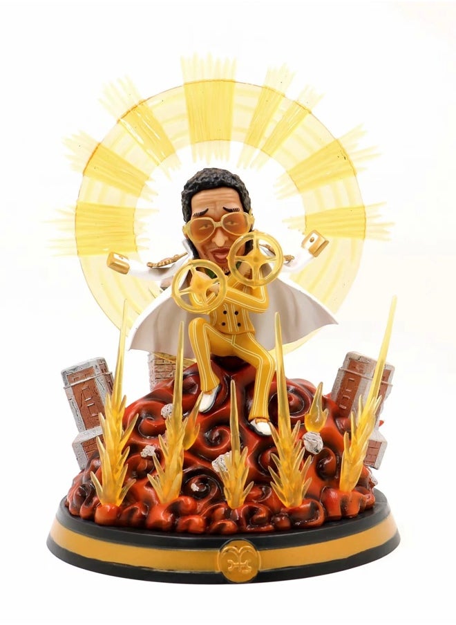 One Piece One Piece Borsalino Action Figure Decorative Resin Sculpture Home Decor Statue, Art Figurine Home Ornament Decoration for Office, Living Room, Bedroom, Book Shelf, TV Cabinet, Desktop  - Image 1
