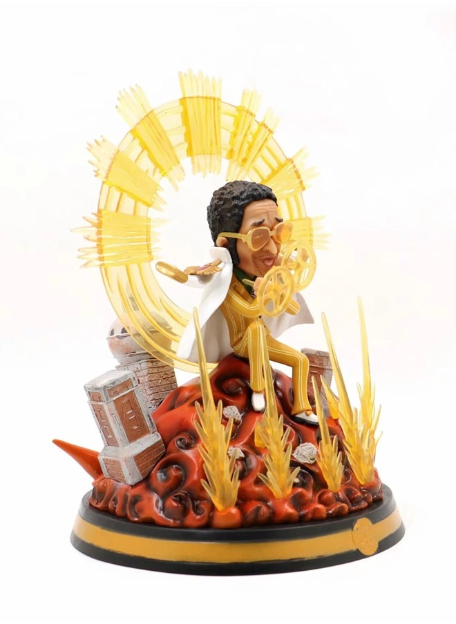 One Piece One Piece Borsalino Action Figure Decorative Resin Sculpture Home Decor Statue, Art Figurine Home Ornament Decoration for Office, Living Room, Bedroom, Book Shelf, TV Cabinet, Desktop  - Image 2