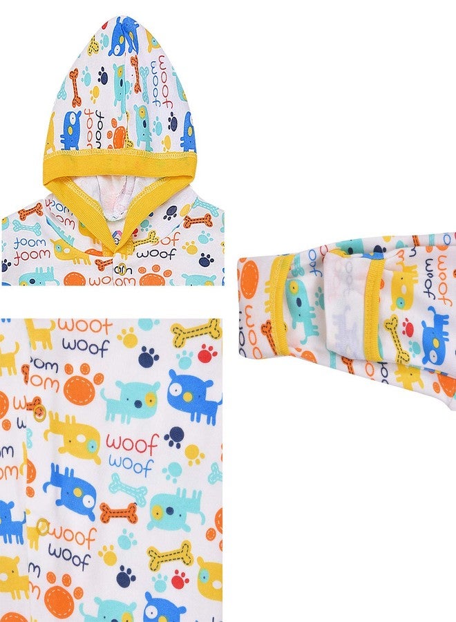 MAGIC TOWN Babyneeds New Born Baby Multi-Color Long Sleeve Cotton Sleep Suit Romper for Boys and Girls Set of 2 - Image 5